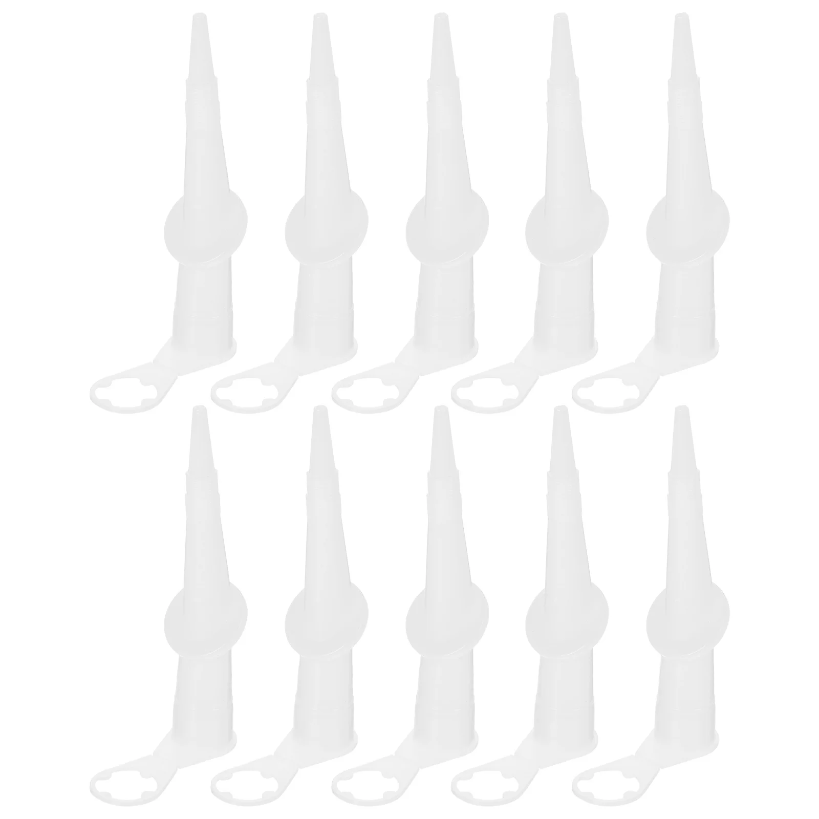 

10Pcs 360 Degree Rotating Tip Caulking Tool Kit Bendable Caulk Tips Adjustable Angle Grout Device Caulk Sealant Tip