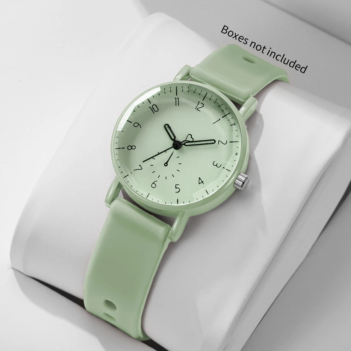 Simple Arabic Dial Women Watches Fashion Silicone Band Ladies Quartz Wristwatch Reloj Mujer Girls Clock Gift (Without Box)