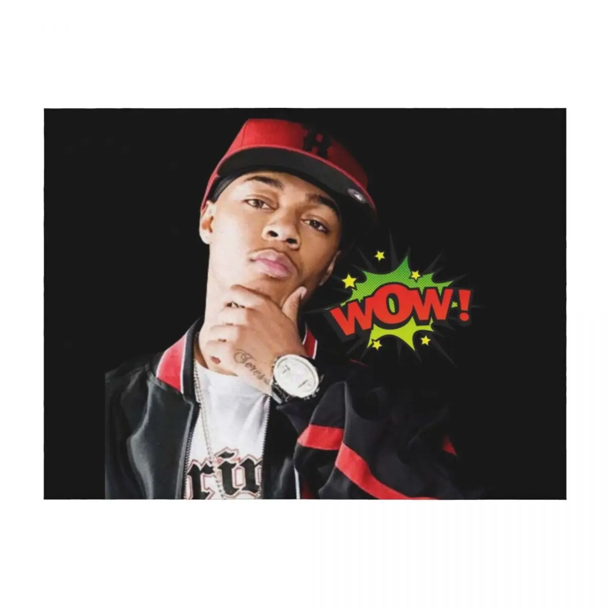 BoW WoW - LiL Bow WoW رمي بطانية بطانيات أرائك الديكور ريتروس اضافية كبيرة رمي بطانيات العلامة التجارية الفاخرة