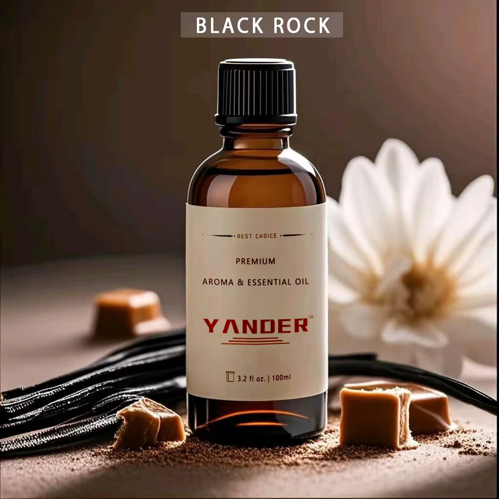 YANDER Black Rock Pure Perfume Essential Oil Oriental Gourmand Fragrance Parfum Oil Aromatherapy Aroma Oil For Perfume Making