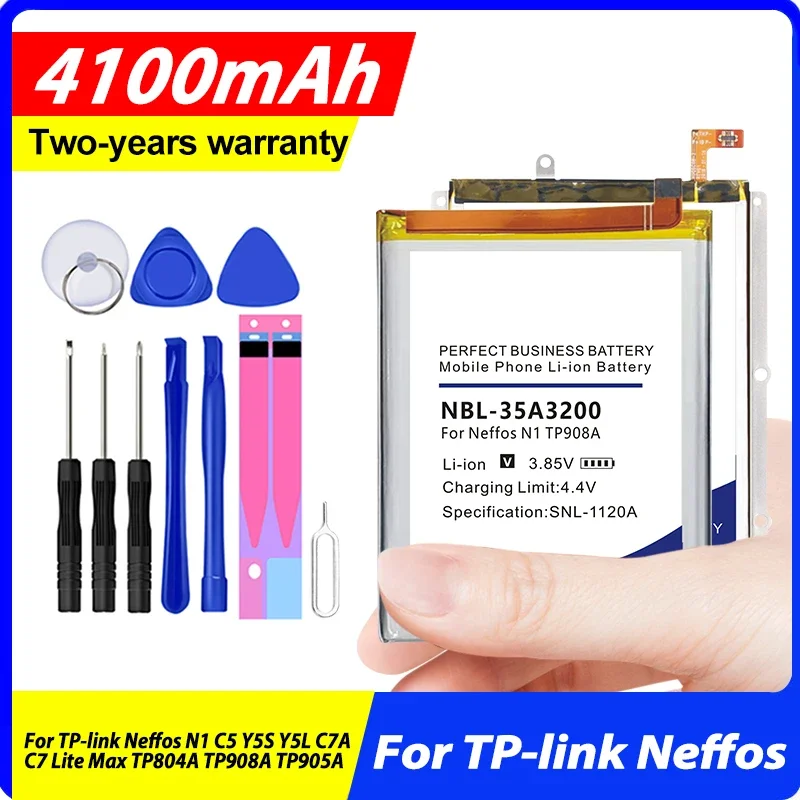 

NBL-46A2020 NBL-38A2150 NBL-40A2400 NBL-44A3045 Battery For TP-link Neffos C7A N1 C5 Y5S Y5L C7 Lite Max TP804A TP908A TP905A