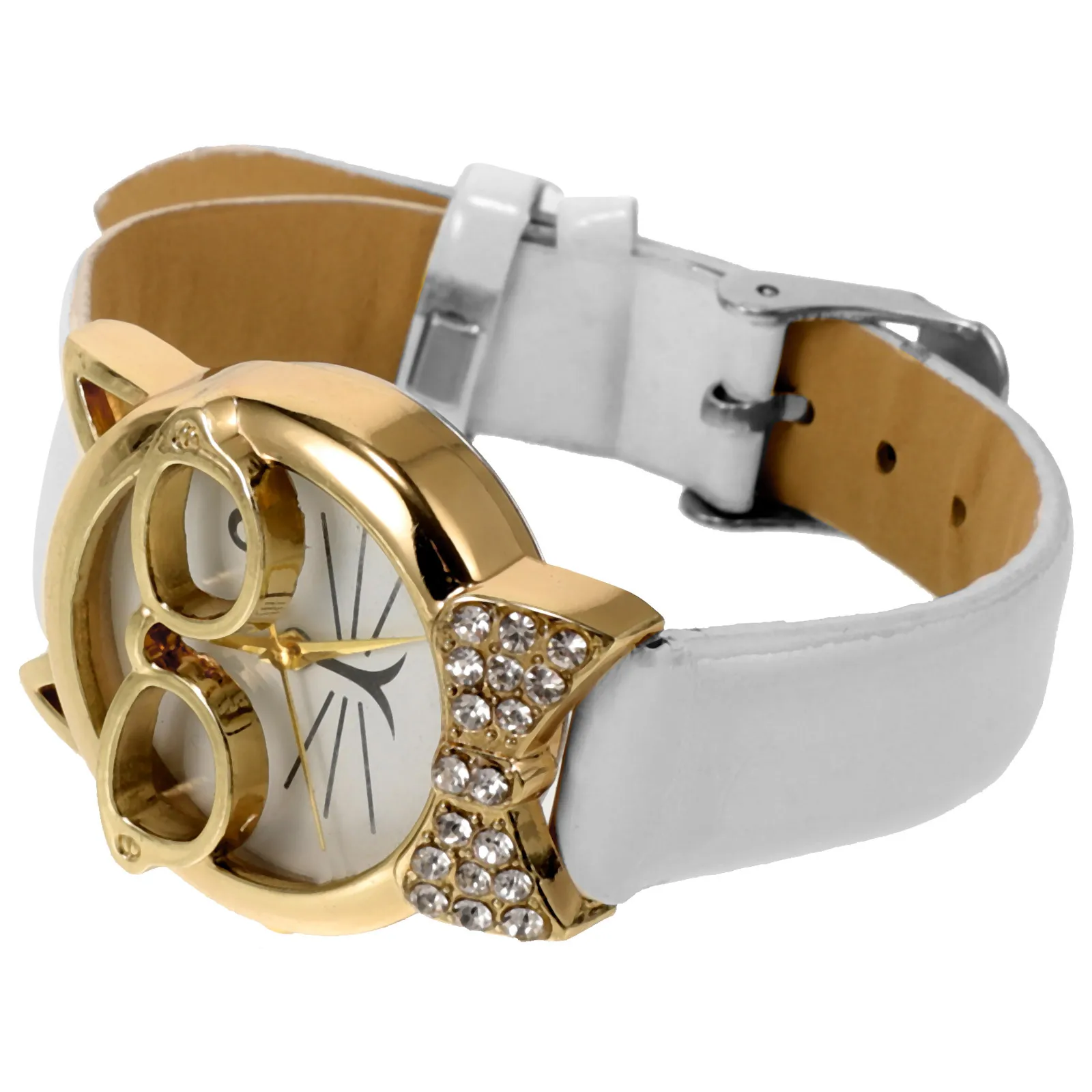 Funny Wristwatch for Face Design Leisure Wearable Decor Watch Trendy Women Cartoon Wristwatch Gift Idea