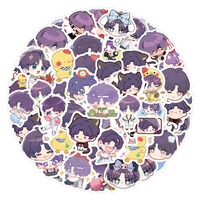 100Pcs/Set Game Cartoon Love and Deepspace Graffiti Stickers Rafayel MO Qi Yu Cool DIY Suitcase Guitar PVC Sticker