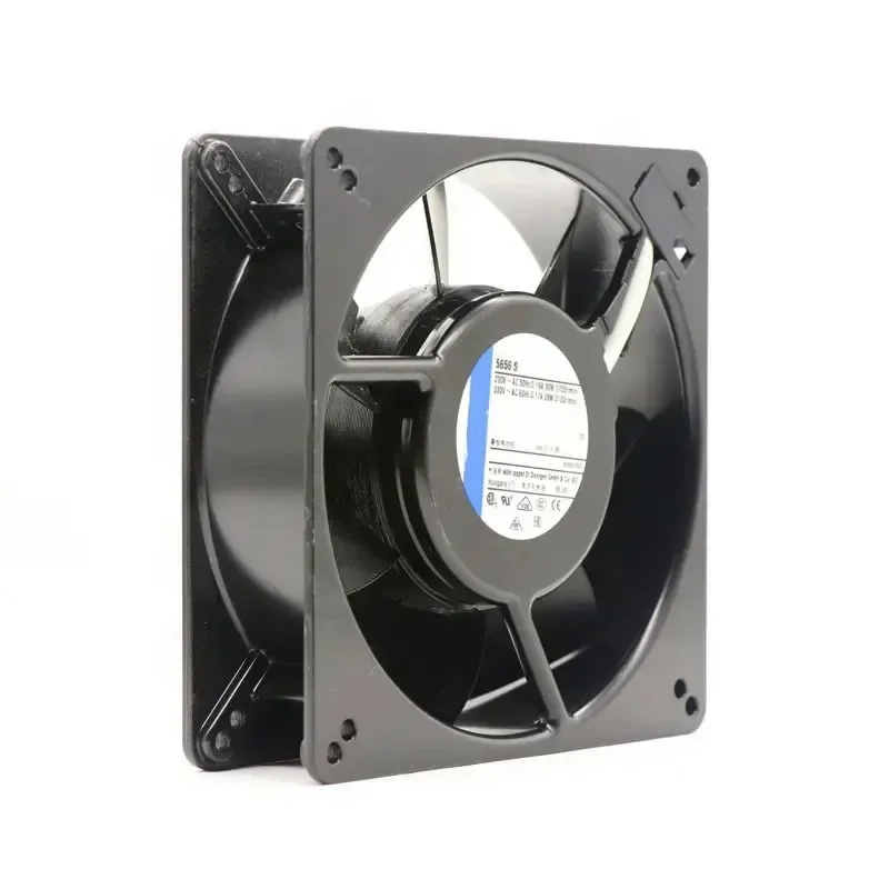 YJL 5656S 135*135*38MM 220V 230V AC Full Metal High Temperature Electric Control Cabinet Axial Flow Cooling Fans