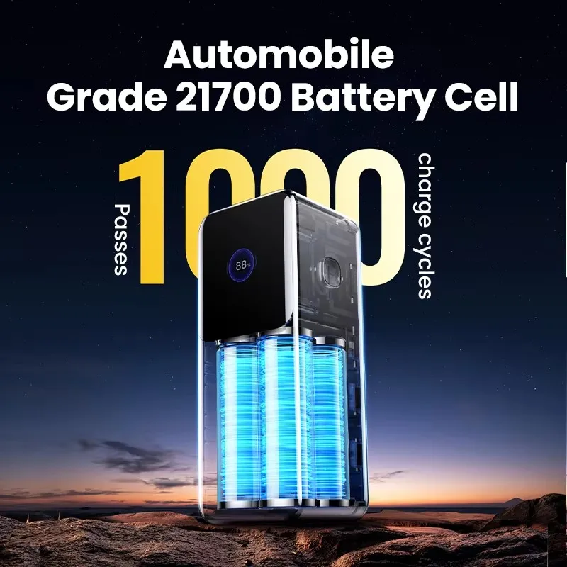 UGREEN Nexode 200 واط قوة البنك 25000 مللي أمبير شاحن محمول 130 واط 20000 مللي أمبير PD بطارية خارجية احتياطية لأجهزة الكمبيوتر المحمول المحمول
