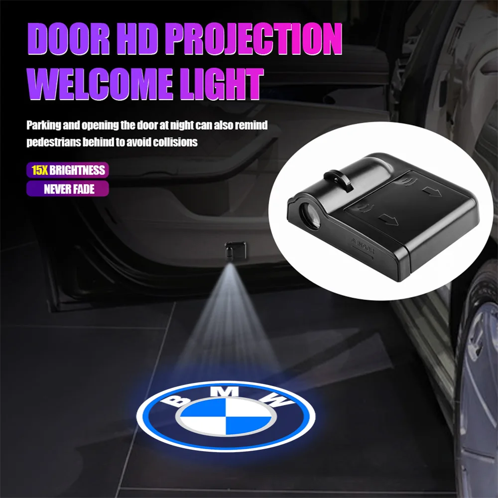 LED Car Door Logo Welcome Light Laser Projector Lamp For BMW M M3 E46 E90 E39 E60 E36 E30 E61 E91 E92 E87 F10 F20 F30 X3 X5 X7