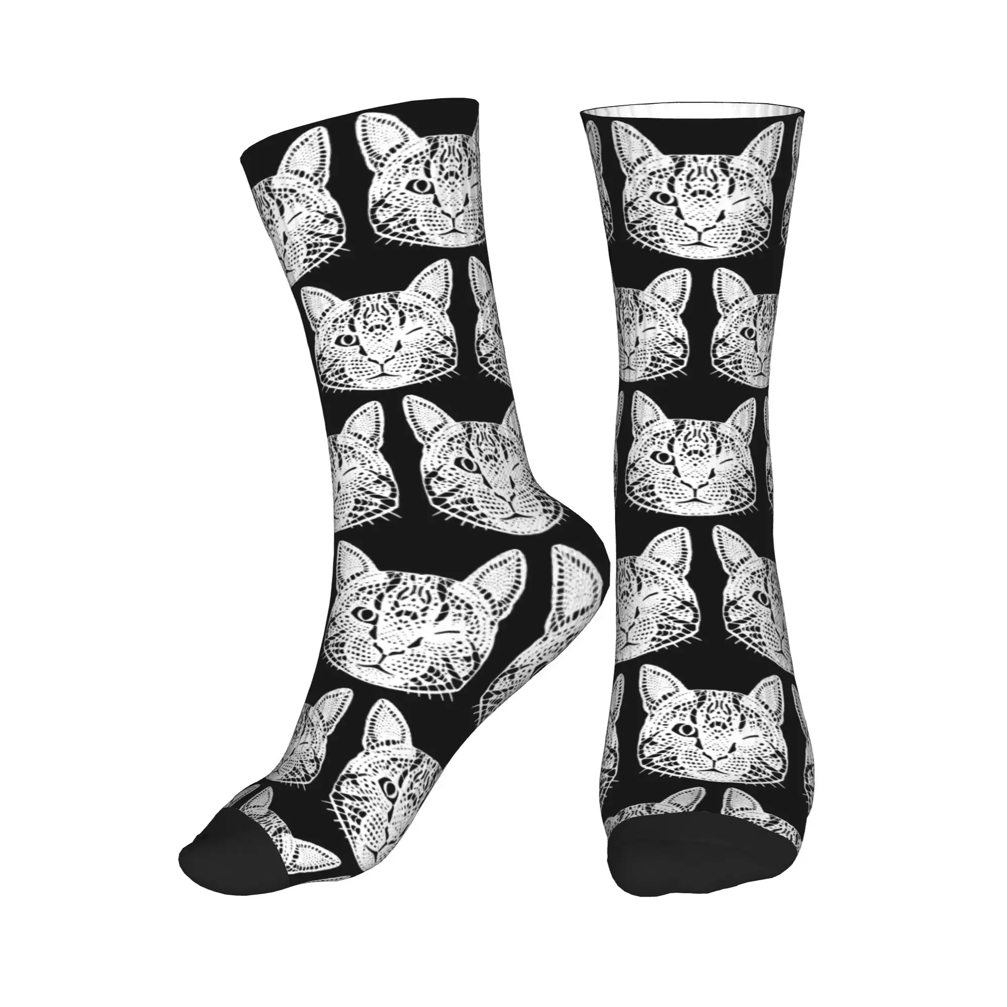 

Носки All Seasons Baby Lasagna Cat Sport Middle Tube, высококачественные носки средней длины, повседневные носки для мужчин и женщин