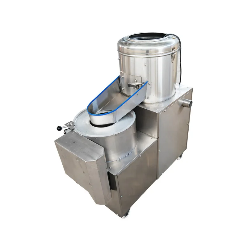 

Commercial automatic potato cleaning, shredding and slicing machine