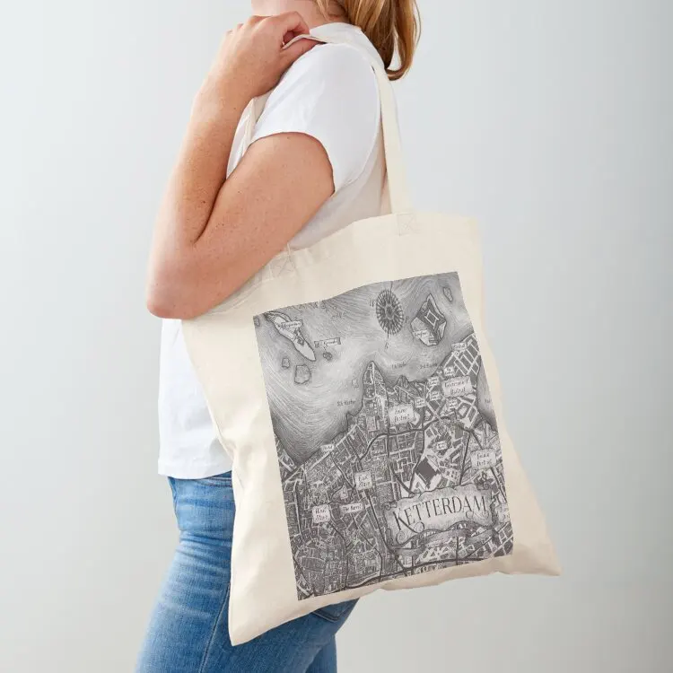 

Ketterdam (Grayscale) Tote Bag custom bags shopping cart bags canvas tote bag bags for women