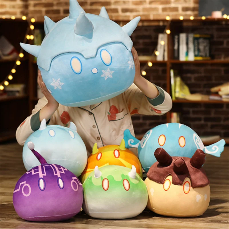 Anime Project Genshin Impact Slime pillow doll women men pillow birthday gift for kids cartoon dolls image 2