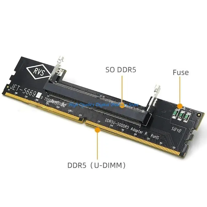

U2JE JET-5669 Adapter Card U-DIMM Converters to SO DDR5 Memory Connector Card