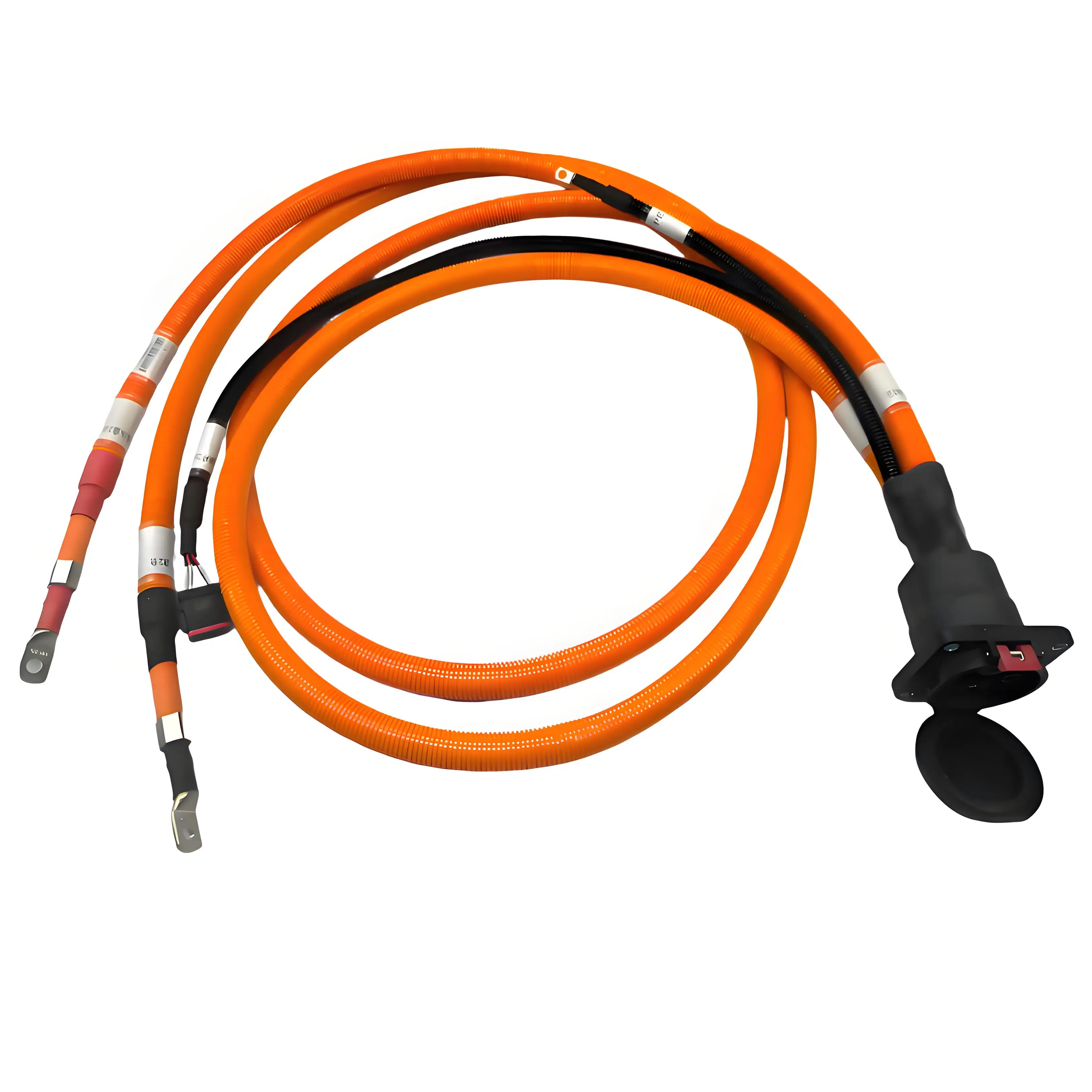 1500V Voltage EV Cable Assembly Premium Charging Port Wiring Harness Bare Copper Conductor 3000mm Length For New