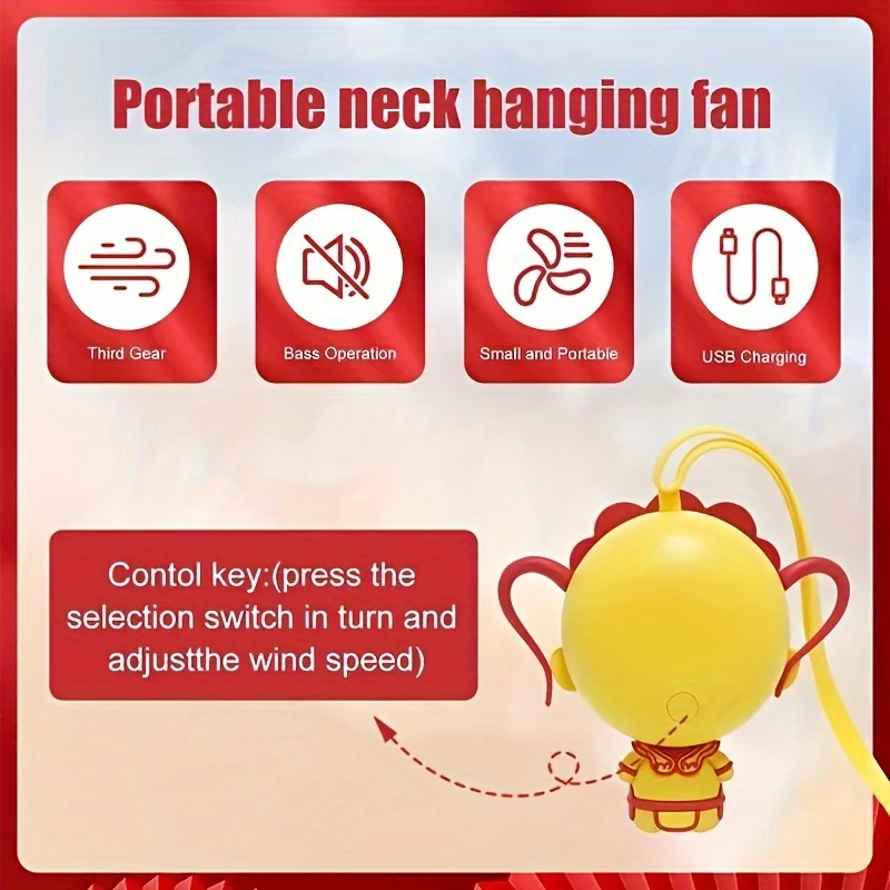 3pcs Red Mini Portable Spray Fan, Handheld Humidifying Fan, USB Rechargeable Personal Desk Fan For Office, Bedroom, Outdoor Trav
