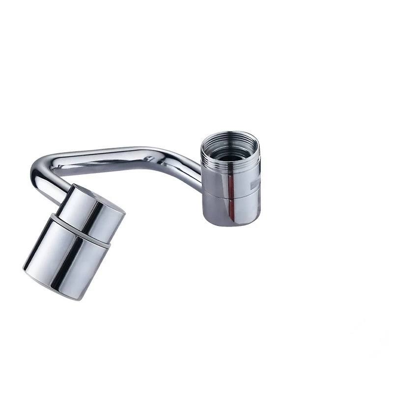 1PCS Stainless steel Water tap Universal 1080° bSwivel Robotic Arm Swivel Extension Faucet Aerator Kitchen Sink Faucet Extender