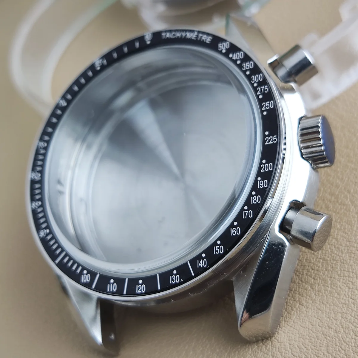 Custodia vk63 logo personalizzato nh35 custodie per orologi nh36 quadrante giappone cronografo al quarzo orologio VK63 movimento nh36 custodia elettronica multifunzione