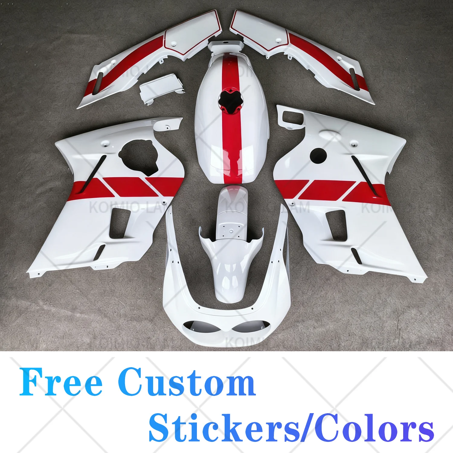 Fit For YAMAHA FZR250R 1986 - 1988 2KR Motorcycle Accessories Bodywork Fairing Panel Kit FZR250 R 1987 FZR 250