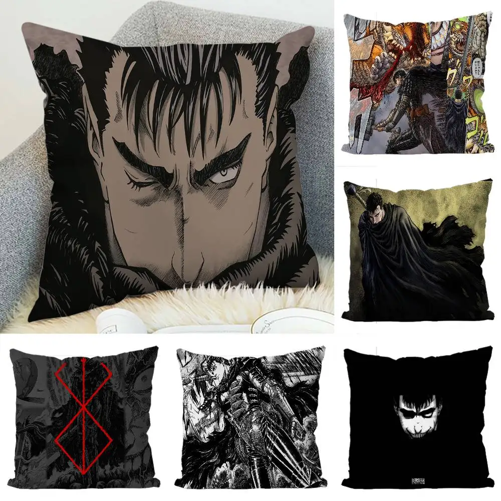 

Berserks Pillow Case Luxury Double-sided For Car Pillows 45x45 Cushions Cover Home And Decoration Sofa Pillowcase 50x50