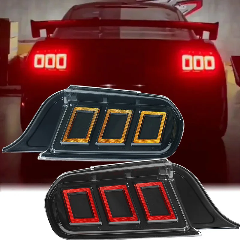 

Car Led Rear Light For Ford Mustang 2015-2022 Accessories Modified Led Tail Light Brake Reverse Taillight Assembly Plug And Play