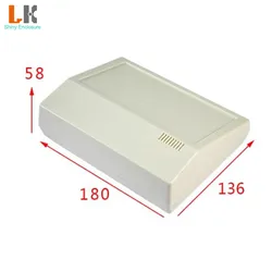 LK-DS25 Made In China Abs Electronic Case Desktop Instrument Project Box Plastic Cable Housing 178x136x57mm