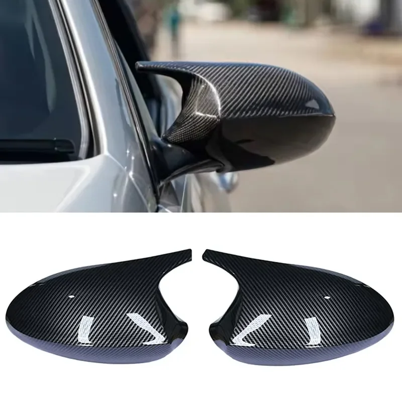 For BMW 3 Series E90 2008-2012 Rearview Mirror Cover Replacement Horn Mirror Shell Exterior
