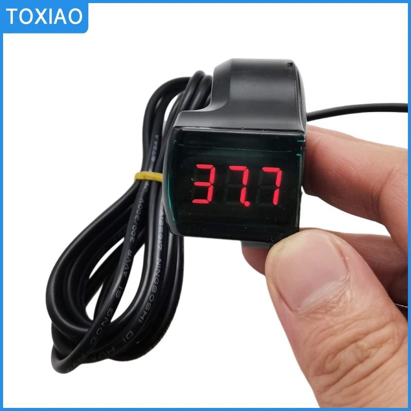 12V/24V/36V/48V/60V/72V/84V Electric Bicycle Scooter Voltage Meter Digital Voltage Display