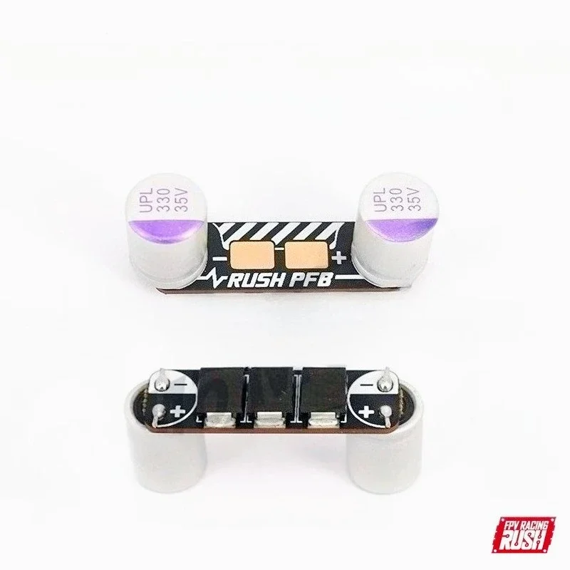 RUSHFPV RUSH PFB لوحة مرشح الطاقة مع 2 قطعة 35 فولت 330 فائق التوهج قدرة كهربائية متوافقة شفرات 4 in1 فرش ESC ل RC طائرة بدون طيار FPV