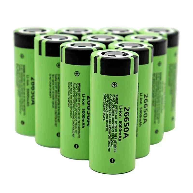 新しい大容量 26650A 3.7V 5000mAh 26650 20A 電源バッテリーおもちゃの懐中電灯電源銀行リチウムイオン充電式バッテリー