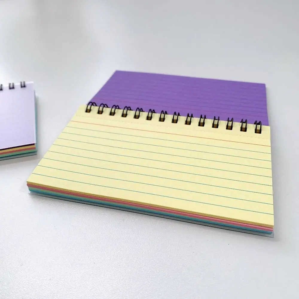 Linha Horizontal Tearable Notebook, Diário Caderno, Mini Plano Semanal Escritório Presente