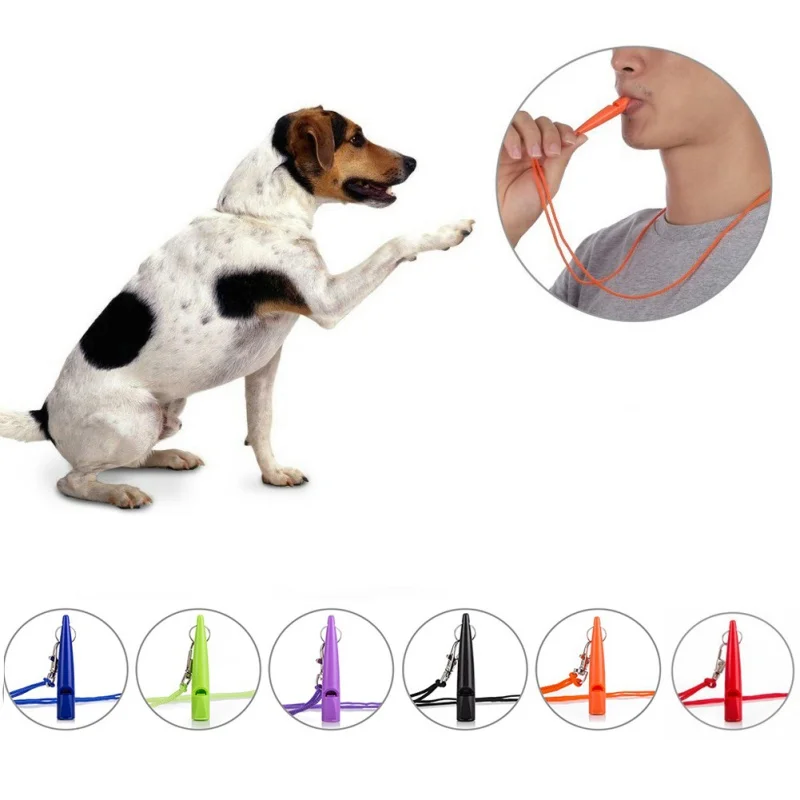 

Dog Whistle To Stop Barking Ultrasonic Patrol Sound with Rope Pet Dog Accessories Pet Dog Training Whistles 2022