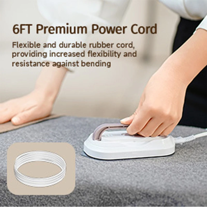 

НОВЫЙ Миниатюрный портативный компактный ручной утюг для дома, ручная гладильная машина для хлопка, шерсти, нейлона, полиэстера, льна, для путешествий и общежитий