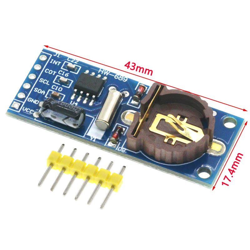 IIC Real Time Clock RTC Module Board PCF8563 PCF8563T 8563 Good than DS3231 AT24C32 (without battery) I2C Interface 3.3V