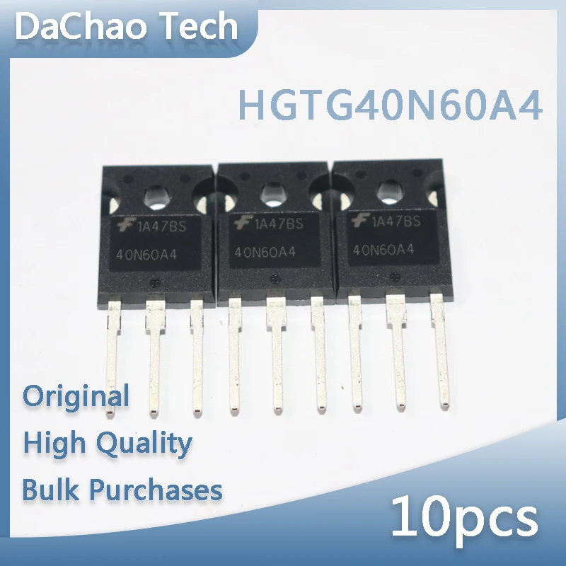 10pcs HGTG40N60A4 40N60 600V 40A TO-247 IGBT Fairchild Original New