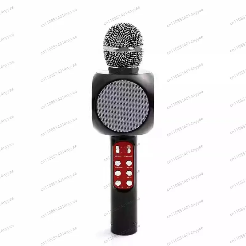 Professional Wireless Microphone Speaker Handheld Microphone Karaoke Mic Music Player Singing Recorder KTV Microphone