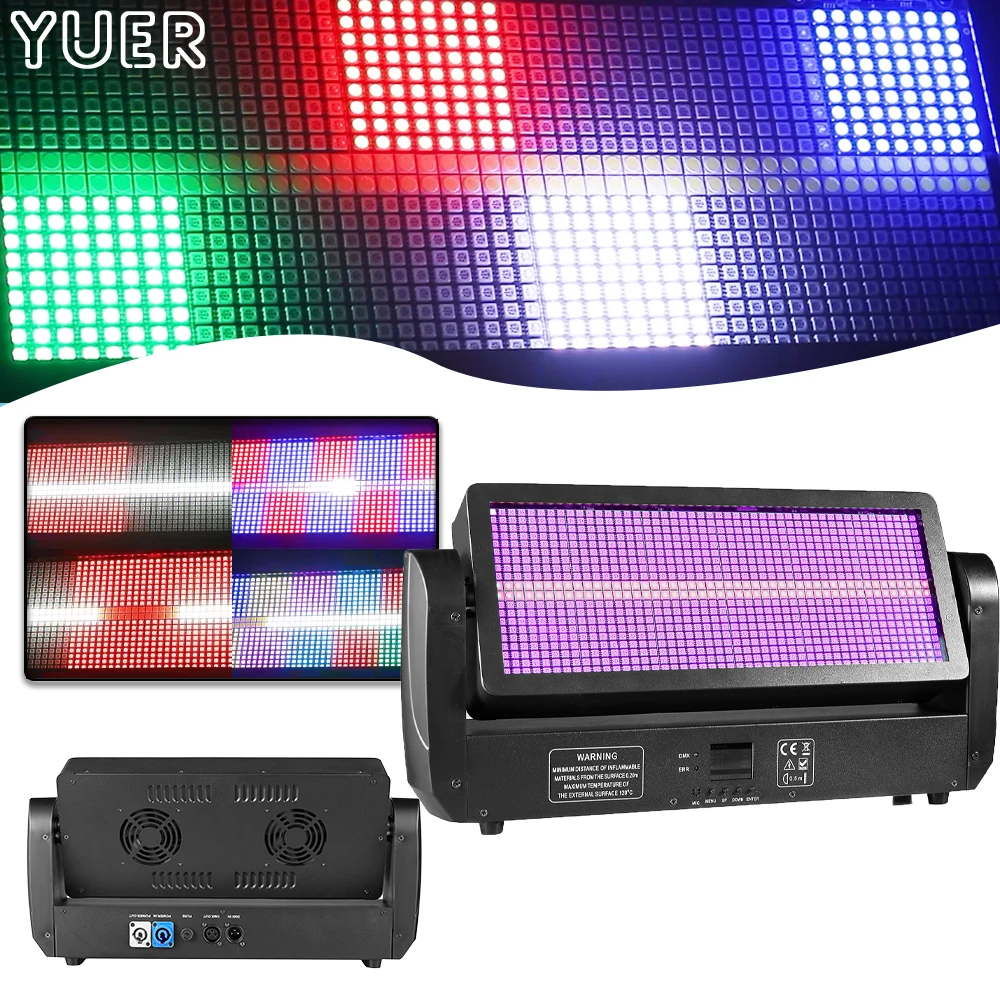 RGB 12+12 Segment Moving Head Horse Racing Wash Strobe Effect Light RDM Flash Dyeing DMX512 Music Control DJ Disco Party Show