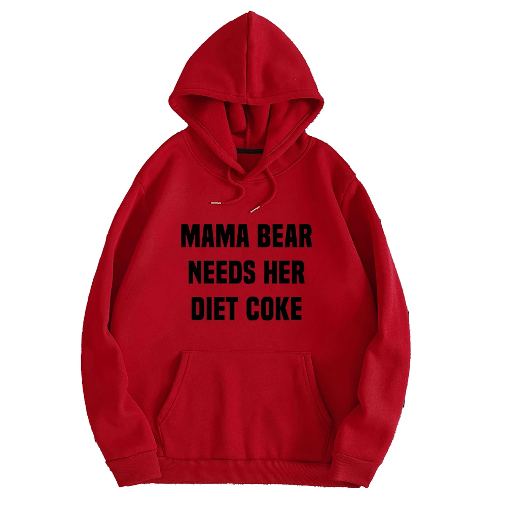 Jake Webber Merch Mama Bear Vintage 90s Hoodie Hip-hop Sweatshirt Spring and Autumn Y2K hoodies