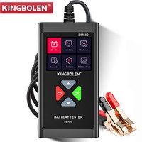 KINGBOLEN BM580 Car Battery Tester 6V 12V Automotive Test Tools Car Health Exam Reversible Access Clip Voltmeter PK BM550 BST360