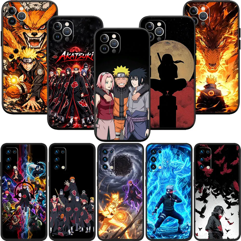 VY2 Akatsuki Naruto Softshell-Handyhülle für Redmi Note 13 14 Pro+ Plus A3 A3X 13X 13C 13R 14S 14C 14R