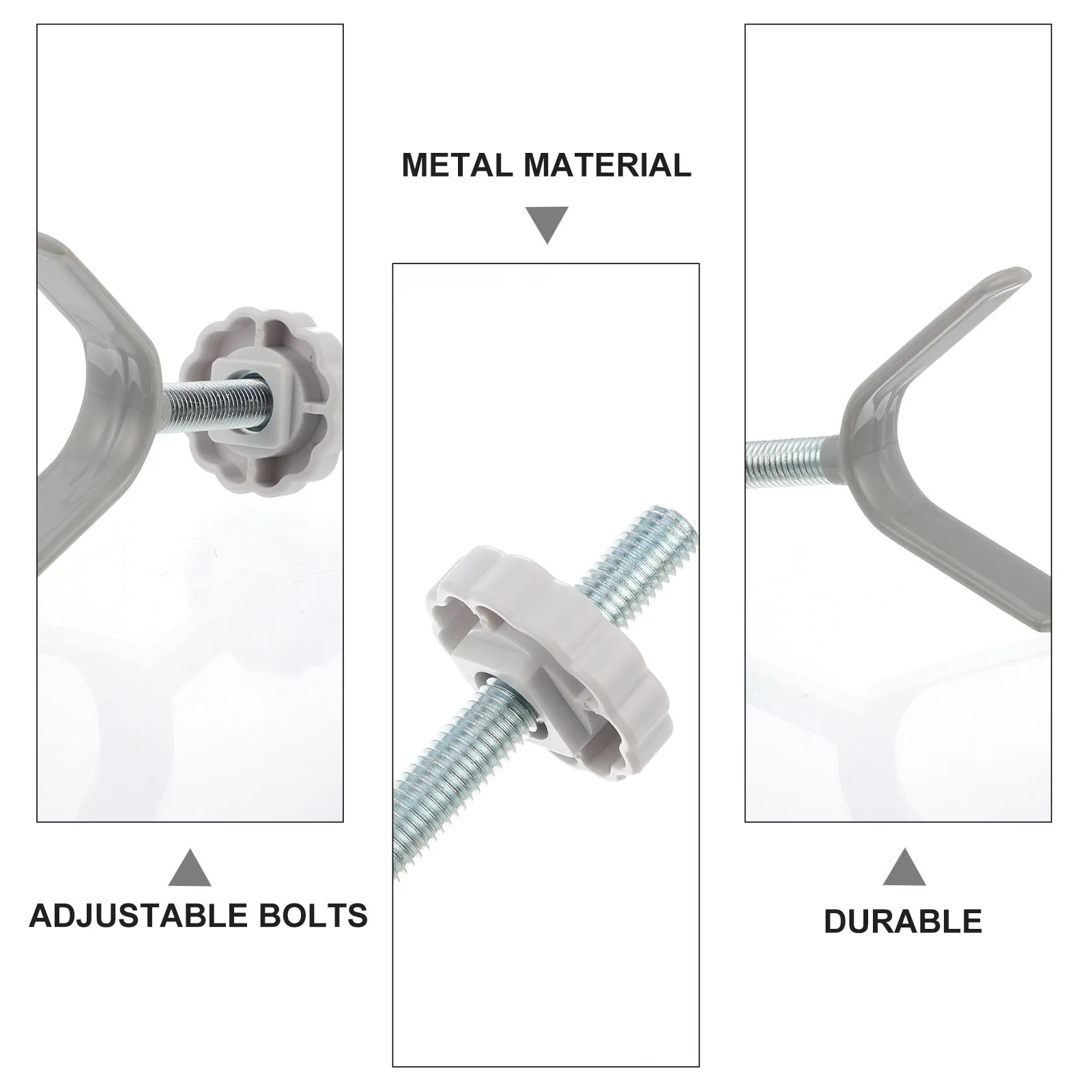 

1 шт., аксессуары для защитных дверей, фитинг из сплава, серебристый стабильный фиксатор ограждения для защиты ворот, защитный фиксатор двери