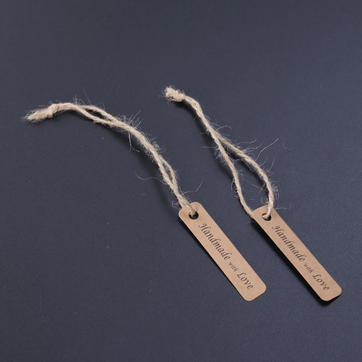 100 Pcs Kraft Paper Hang Tag Party Favor Tags Label Scrapbooking Gift Hanging Labels Wedding