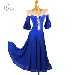 2024 Ballroom Dance Wear Clothing Female Dance Suit Waltz Dress High Quality Modern Dance Dress Stage Costume Flamenco 1521