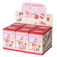 Cute Strawberry Estate Series Sanrio Blind Box Anime Figure Model Kawaii Doll Kids Toys Surprise Gift Mystery Box Room Decor