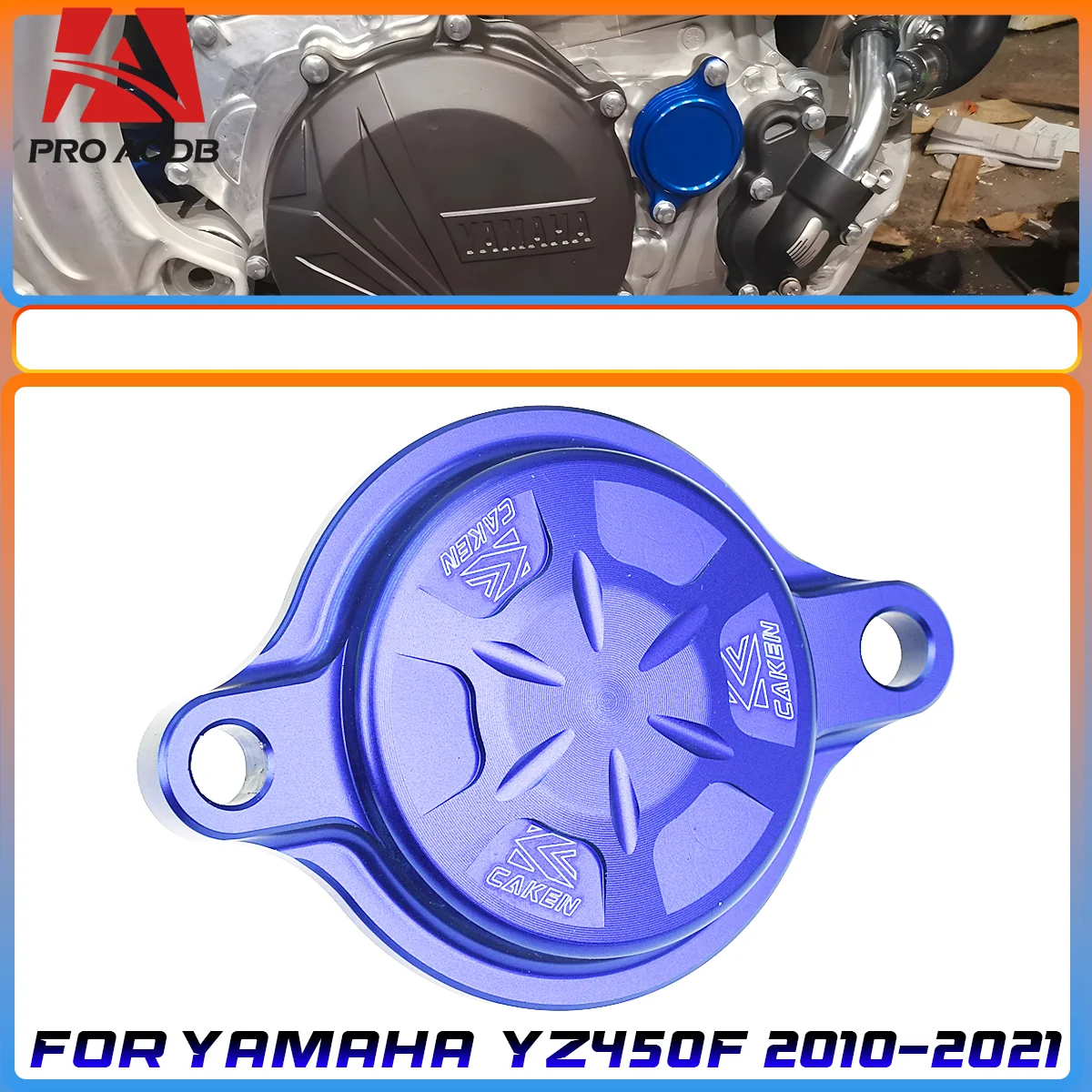 

CNC Aluminum Billet Oil Filteer Covers For Yamaha YZ250F YZ450F YZ250FX YZ450FX WR250F WR450F YZ WR 250F 450F FX 2014-2021