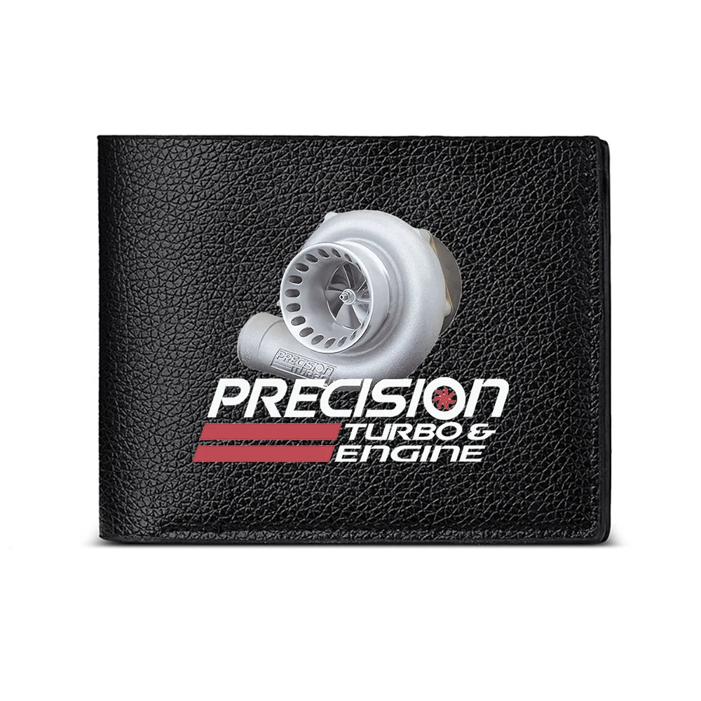 Precision Turbo And Engine Design Men S Wallet Card Holder Casual Business Fashion Print