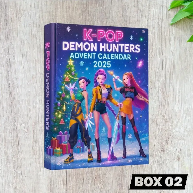 K-POP Inspired Demon Hunters Advent Calendar 2025 – Anime Girl Figures & Mini Gifts for Fans | Cute Christmas Countdown Box Set