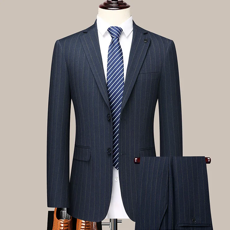 (140) Customized Men's Two-piece Suit Business Groomsmen Wedding Banquet Dress