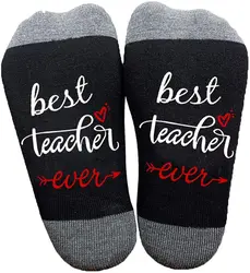 Best Teacher ever funny socks for Back to School Season