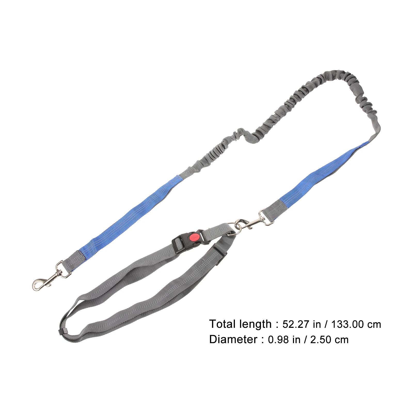 

Adjustable Dog For Small Medium Dogs Running Hands Free Waist Belt Pet Leash Outdoor Bungee Traction Rope Heavy Duty Walking
