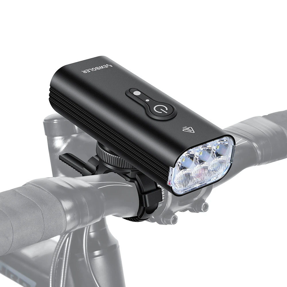Bike Light 10000LM, 10000mAh Power Bank IPX6, 8 Modes Sensor Safety Lamp for Night Cycling Women Men Use