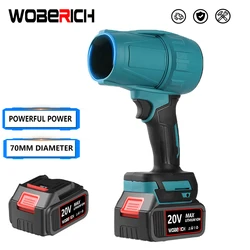 Ventilatore turbo Jet portatile senza fili Ventilatore d'aria violento per auto Pistola ad aria wireless Potente ventilatore elettrico potente per polvere per Makita 18V