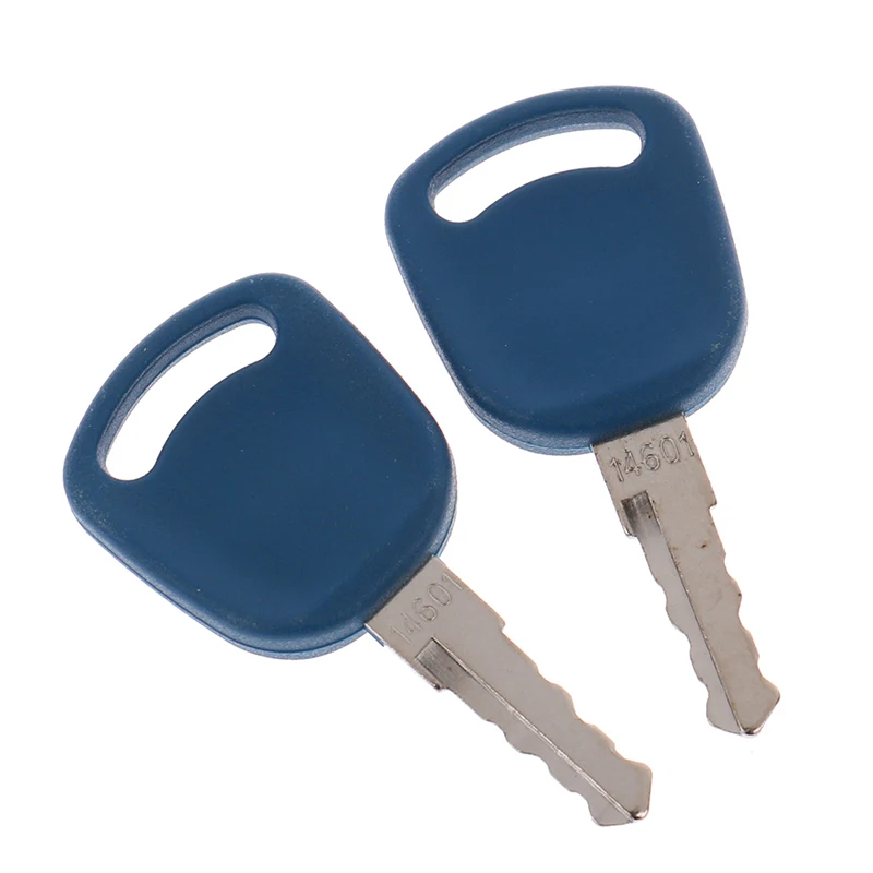 New 2pcs/lot 14601 Key For Holland Excavator Grader Dozer Heavy Equipment